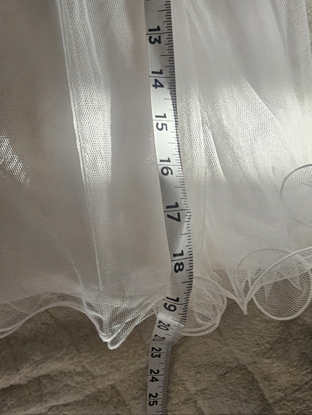 Rare Editions White Lace & Tulle Girls Formal Dress - Picture 11 of 14